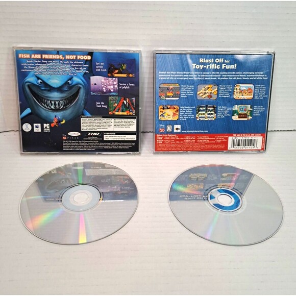 Disney Pc Game Lot Toy Story 2 Activity Center (Windows/Mac) Finding Nemo CD-Rom - Picture 3 of 3
